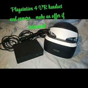 Not sold...this did not sale I still have it COPY - Sony VR Headset and Camera